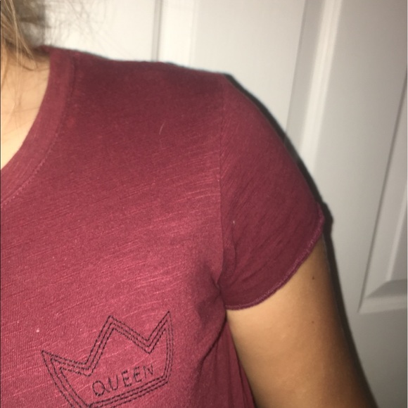 Red cropped T-shirt - Picture 1 of 1